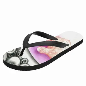 Men Snail Shells And Hand Flip Flop Slippers