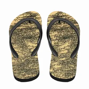 Men Words Of Numbers Flip Flop Slippers