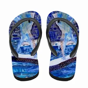 Men True Blue Flip Flop Slippers