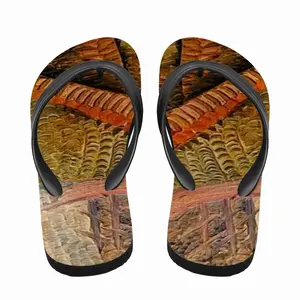 Men Princess Fox Fragment H Flip Flop Slippers