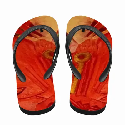 Men Princess Fox Fragment J Flip Flop Slippers