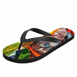 Men Frida Green Fragment I Flip Flop Slippers