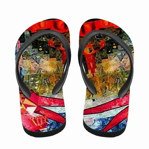 Men Princess Fox Flip Flop Slippers