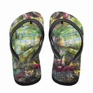 Men In The Rainforest Flip Flop Slippers