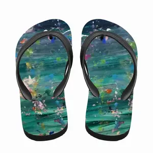 Men Waves #1 Flip Flop Slippers