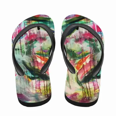 Men Orchids Flip Flop Slippers