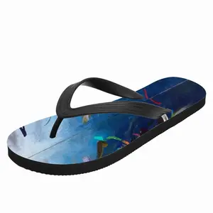 Men Flying #4 Flip Flop Slippers