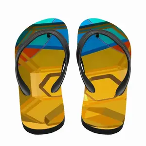 Men Yellow Submarine Flip Flop Slippers