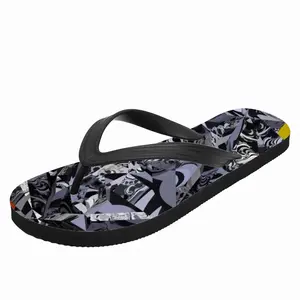 Men News Shinbun (Newspaper) Flip Flop Slippers