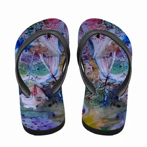 Men Dark Night Flip Flop Slippers