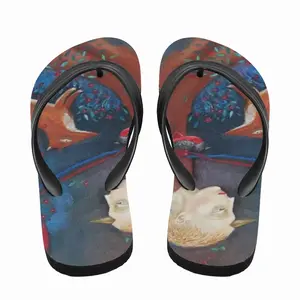 Men Confrontation Flip Flop Slippers