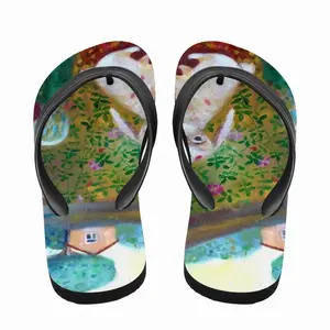 Men Guardians Of Roses Flip Flop Slippers