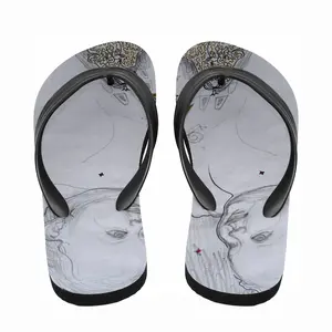 Men Baby - Drawing Pencil Flip Flop Slippers