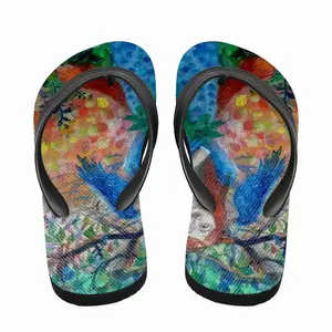 Men The Fox Flip Flop Slippers