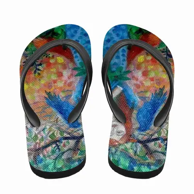 Men The Fox Flip Flop Slippers