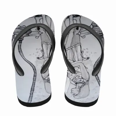 Men Mandala Of The Bathroom Flip Flop Slippers