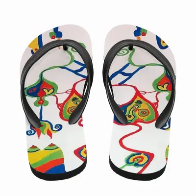 Men Hearts Flip Flop Slippers