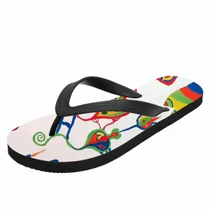 Men Hearts Flip Flop Slippers