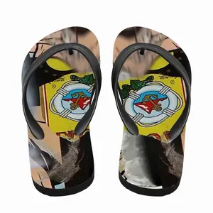 Men Hope And Anchor Flip Flop Slippers