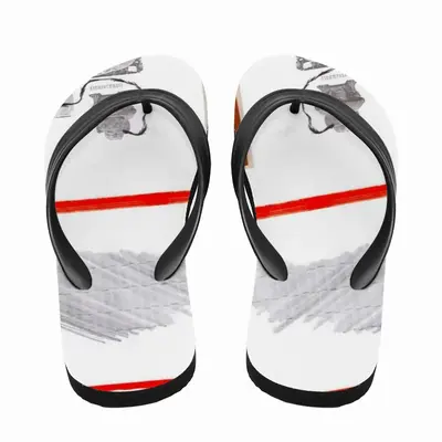 Men Hieroglyphic Silence Flip Flop Slippers