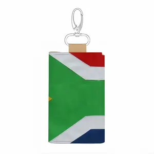 Pubic Flag South Africa Leather Key Bag