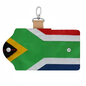 Pubic Flag South Africa Leather Key Bag