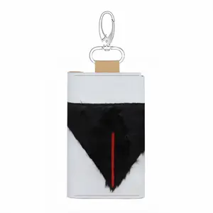 Pubic Flag Italy Leather Key Bag