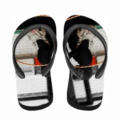 Men Life Comes In Circles Flip Flop Slippers