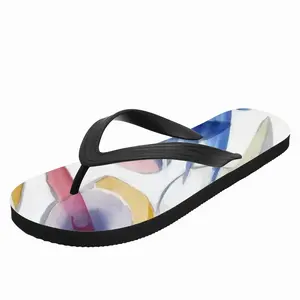 Men Round Flip Flop Slippers