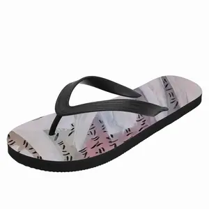 Men Watercolor B Flip Flop Slippers