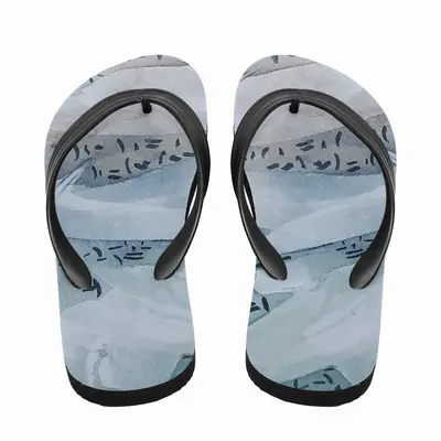 Men Watercolor - L - Shodo Flip Flop Slippers