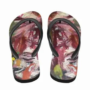 Men Leaf Pile Flip Flop Slippers