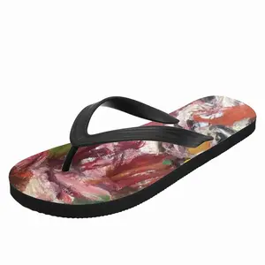 Men Leaf Pile Flip Flop Slippers