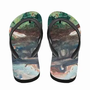 Men Near The House Flip Flop Slippers