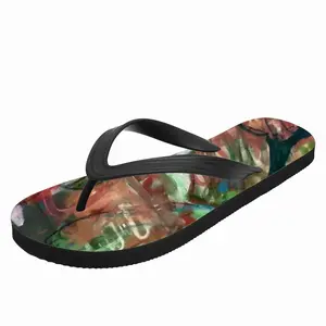 Men Young Man With Dog Flip Flop Slippers