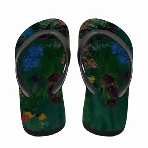 Men Garden At Giverny Flip Flop Slippers