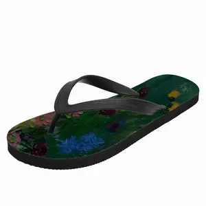 Men Garden At Giverny Flip Flop Slippers