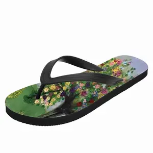 Men First To Bloom Flip Flop Slippers