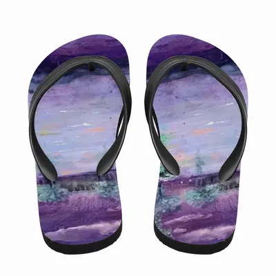 Men Nightfall On The River Ii Flip Flop Slippers