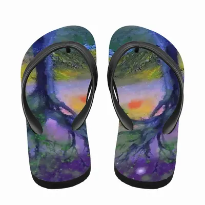 Men Beginning Of Spring Blossoming Flip Flop Slippers