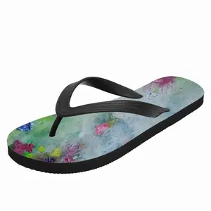 Men Love Violet Colors Flip Flop Slippers