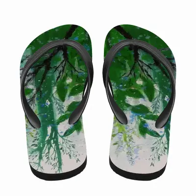 Men Weeds And Twigs Flip Flop Slippers