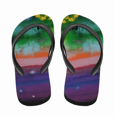 Men Nightfall On The Moor Flip Flop Slippers