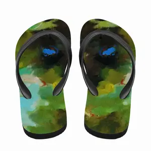 Men Green 2 Flip Flop Slippers