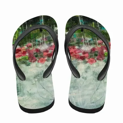 Men Paradise Flowers Flip Flop Slippers