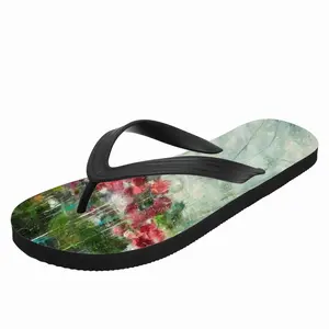 Men Paradise Flowers Flip Flop Slippers