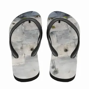 Men White Morocco Flip Flop Slippers