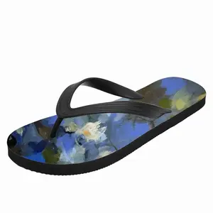 Men Water Lilies Flip Flop Slippers