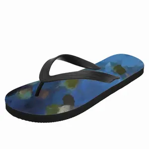 Men Water Lilies 2 Flip Flop Slippers