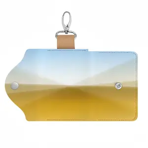 The Road Never Traveled Leather Key Bag